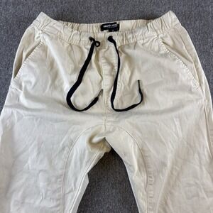 Drake Jogger Mens 30 Beige Drawstring Elastic Waist Cuffed‎ Ankle Preppy Outdoor
